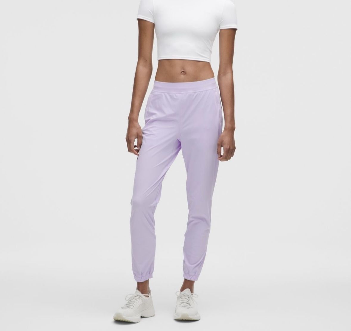 Lululemon NWT Size 10 Adapted State High Rise Jogger Sweatpants Lavender Frost