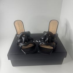 (Good Deal) kellie leather sandal black