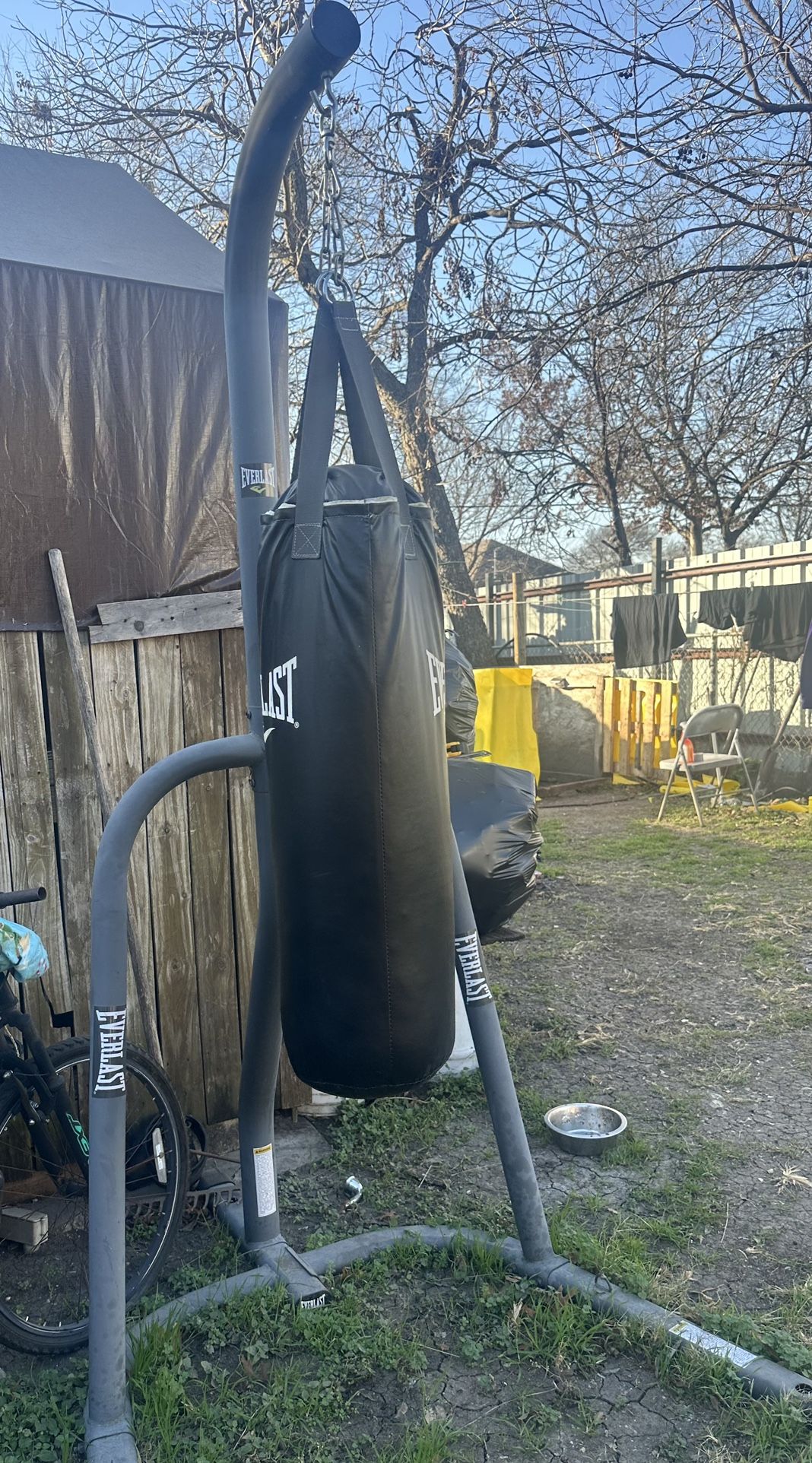 everlast bag & stand