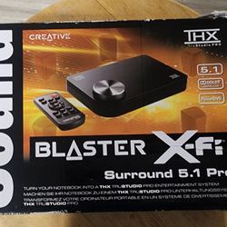 Creative Sound Blaster X-Fi Surround 5.1 Pro USB sound card