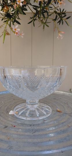 Glass candy bowl $10