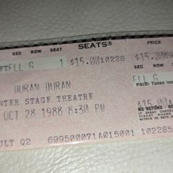 Duran Duran Ticket