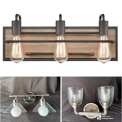BUILDERS!!! Wildsoul Lighting W/Bulbs Lot Of 23  Boxes New In Box Retail $1,200  