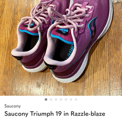 Saucony Triumph 19 in Razzle-blaze women size 10