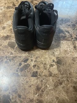 Nike Air Force 1 All Black Sneakers size 5.5Y