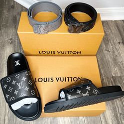Louis Vuitton Slides Brand New With Box And Dust Cover