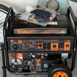 🔥 BRAND NEW WEN TF1450X TRI-FUEL GENERATOR – NEVER USED! 🔥 14,500 Watts • Gas / Propane / Natural Gas • Electric Start • Wheel Kit • Transfer-Switch