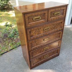 Vertical Dresser Chest of 5 Drawers 