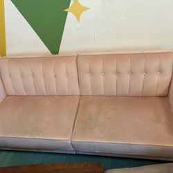 Sleeper Futon Velvet Couch