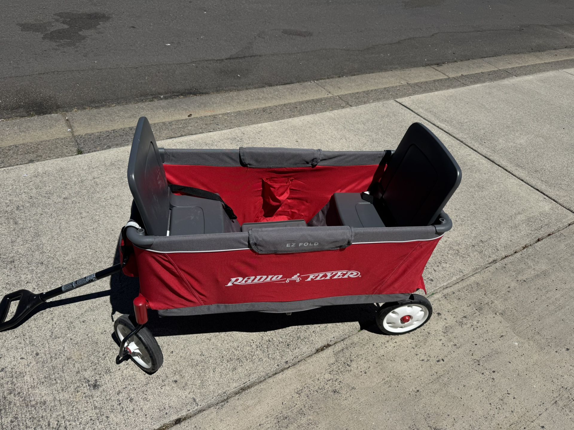 Radio Flyer Folding wagon With Seats and Canopy