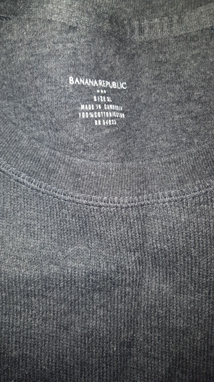 Mens XL Banana Republic Gray Shirt