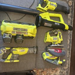 Ryobi 18 Volt Tools And Batteries