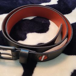 Harley-Davidson Black Leather Belt