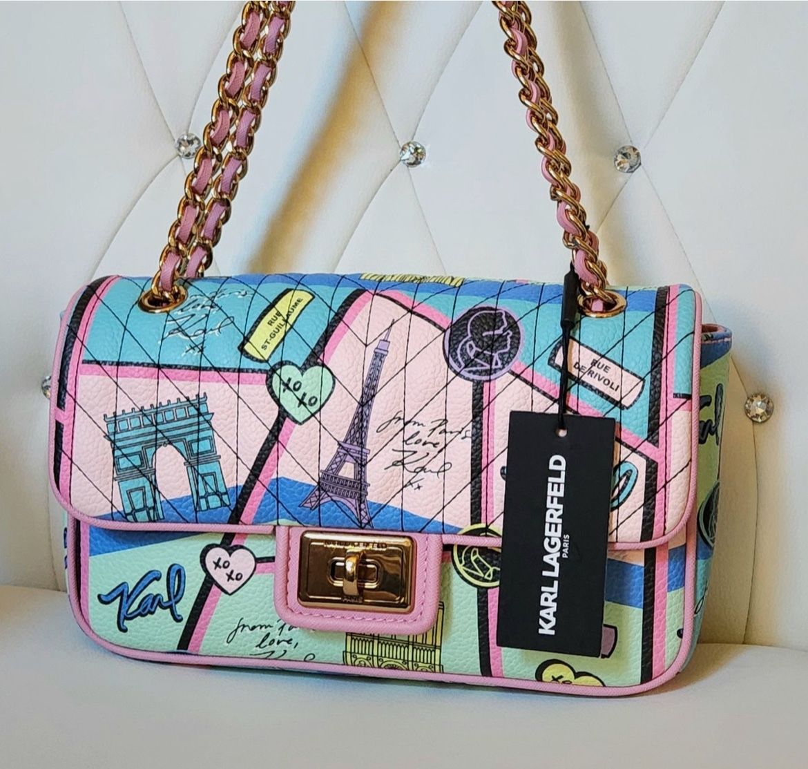 KARL LAGERFELD Landmarks Shoulder Bag