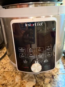 Instant Pot - 6QT Duo Plus Multi-Use Pressure Cooker with Whisper-Quiet Steam Release - Gray