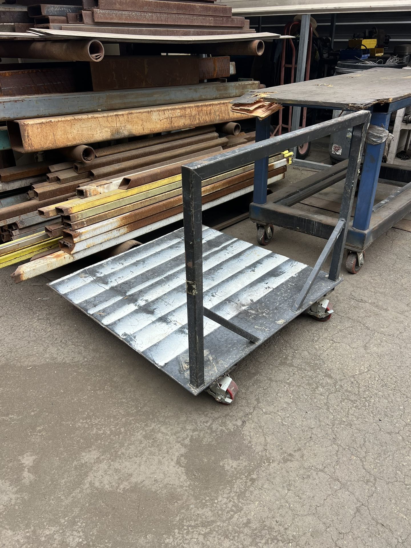 HEAVY DUTY INDUSTRIAL PUSH CART