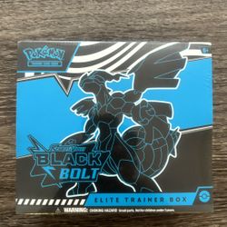 Pokemon Black Bolt Elite Trainer Box