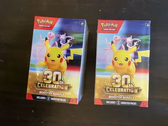 Pokemon 30th anniversary booster bundles