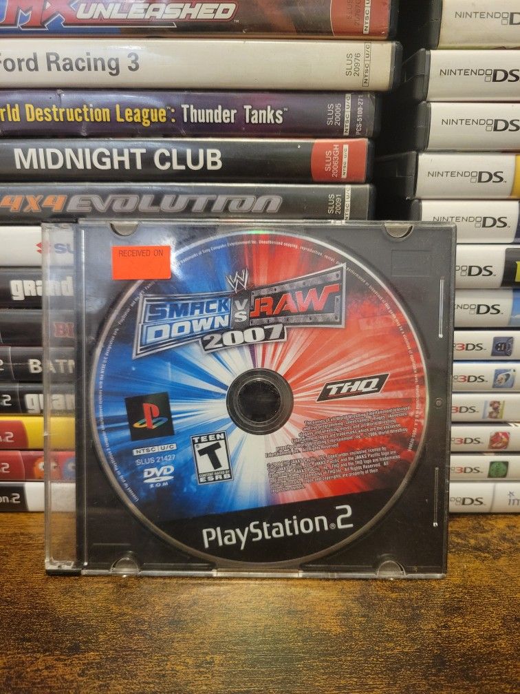 Ps2 Smack Down Vs Raw 2007
