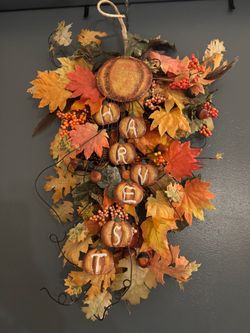 Fall door hanging decor