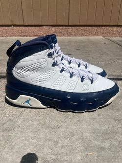 Jordan 9 UNC size 12 men $30 (flaw on front )
