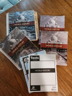 BJU World History 5th edition homeschool set