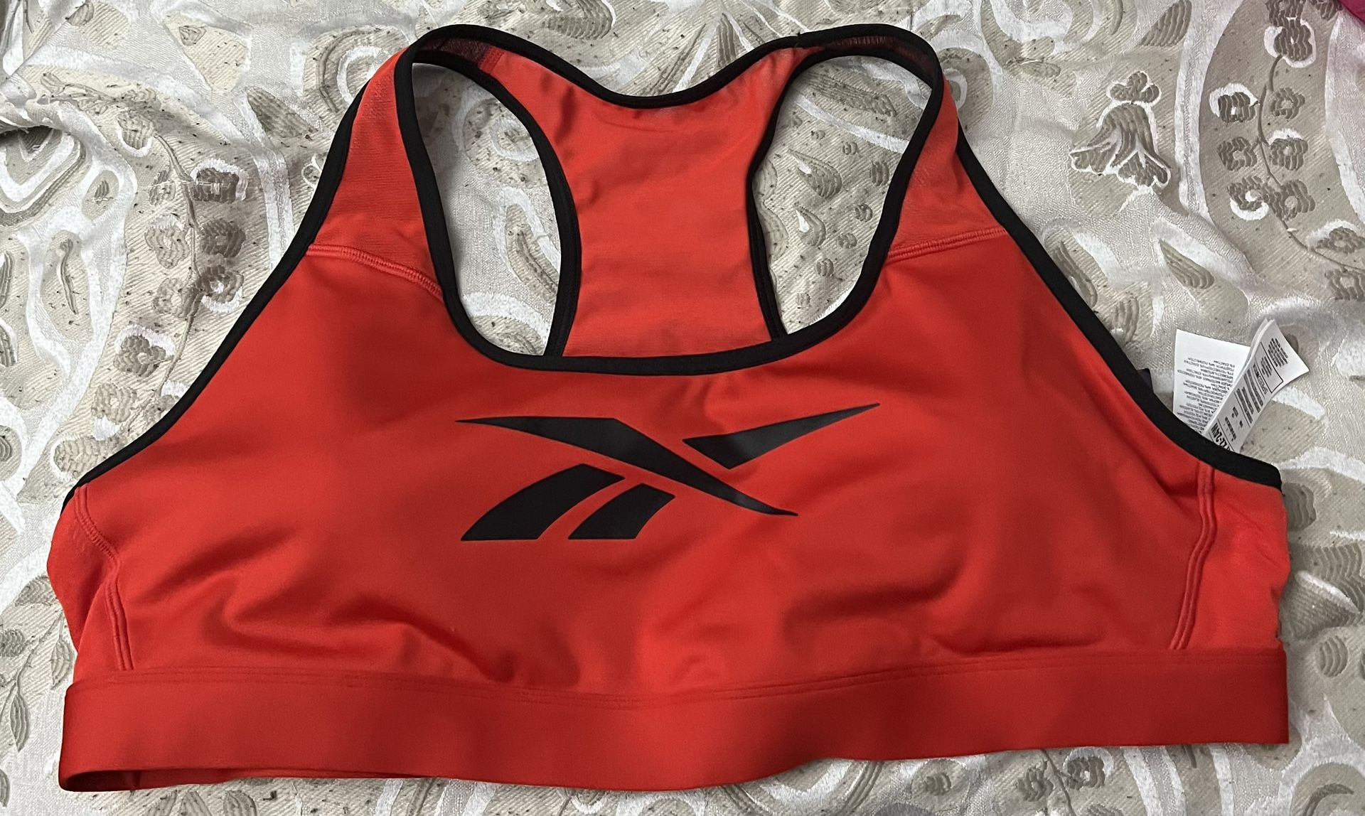 Reebok Women's S Hero Racer Pad Bra-Read Sports 3XL