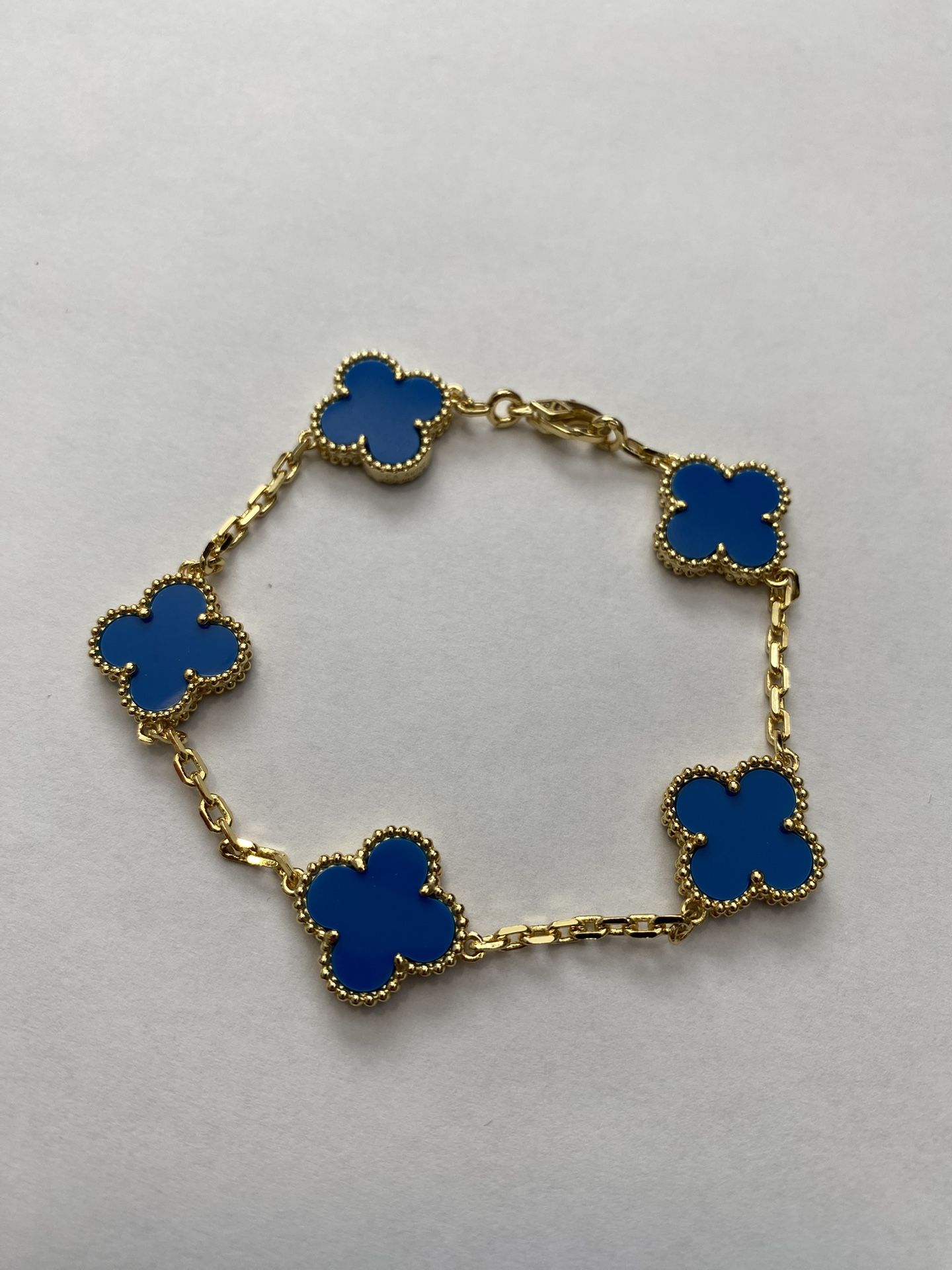 Van Cleef Bracelet Blue And Gold