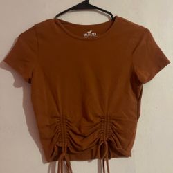 Hollister brown top