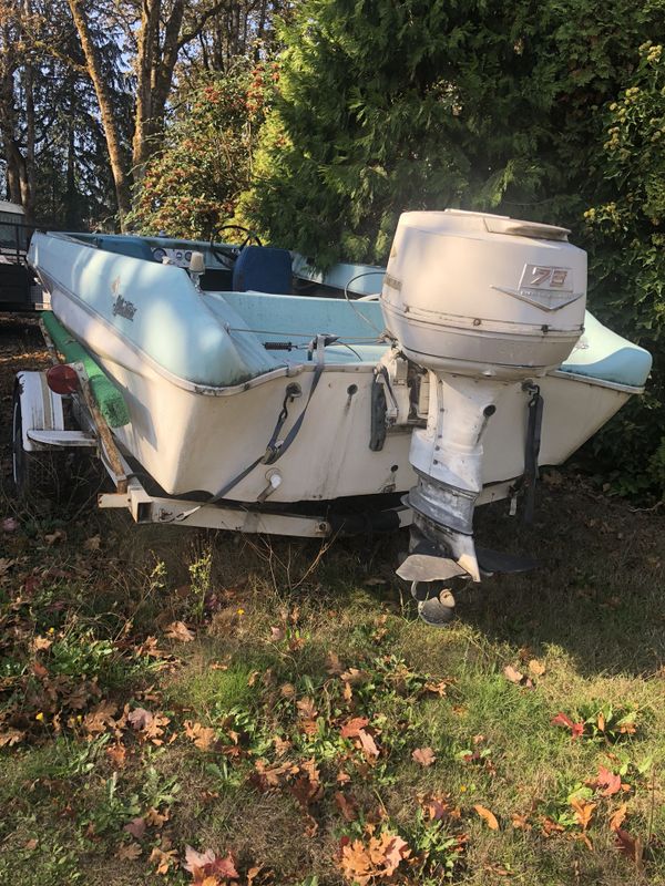 1960 glastron boat and trailer for sale in gladstone, or