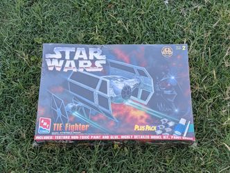 Star Wars TIE Fighter Model Kit 1997 AMT ERTL Plus Pack #8432 Factory Sealed