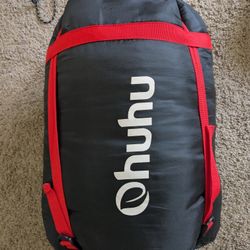 Sleeping bag for 2 People with 2 pillows（black）
