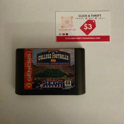 Sega Genesis College Football National Championship 1994
