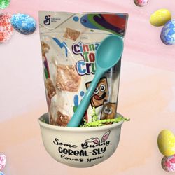 Easter cereal Bowl
