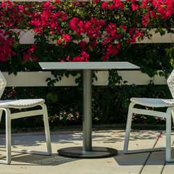 Brand New Alu Frame White Wicker Patio Chairs – Set of 2, Unopened Box