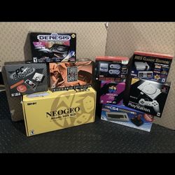 Classic Mini Consoles Mega Collection: NEOGEO, SNES, NES, Genesis, TurboGrafx 16