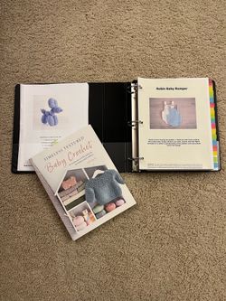 Baby Crochet Patterns Binder and Book