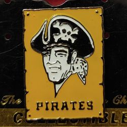 Pittsburgh Pirates Vintage (2000) "THROWBACK LOGO" Lapel/Hat/Tie Pin By Peter David (New On Card) RARE👀🤯 GREAT FOR HATS! Please Read Description.
