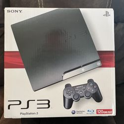 PS3 Slim 120 Gig