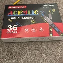 ACRYLIC brush Markers 