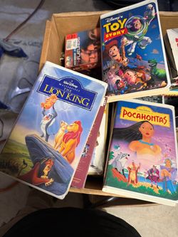 Disney pocahontas / toy story/ lion king VHS LOT