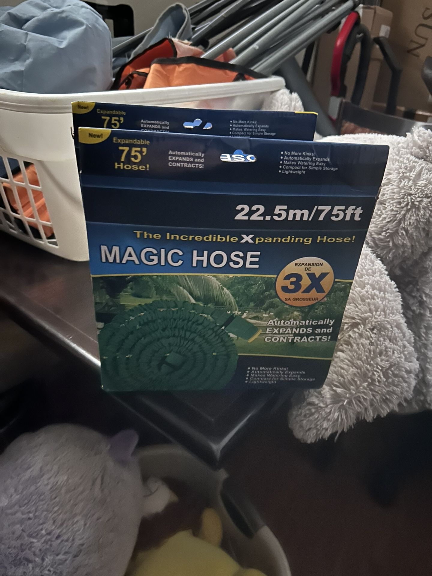 2PC 75FT magic hose expansion hose high pressure irrigation multi-purpose car sprinkler hose contrac