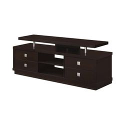 Brand New - In Box - 60" Wide Cappuccino Coaster TV Stand Console