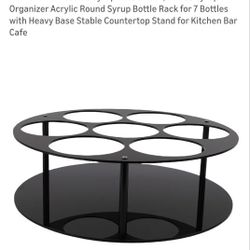 Coffee Syrup Bottle Rack/Organizer