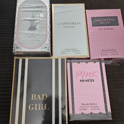 5 Women's Perfume Lot 100ml