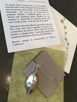 Branch Jewelry handcrafted in Venice Ca. $250