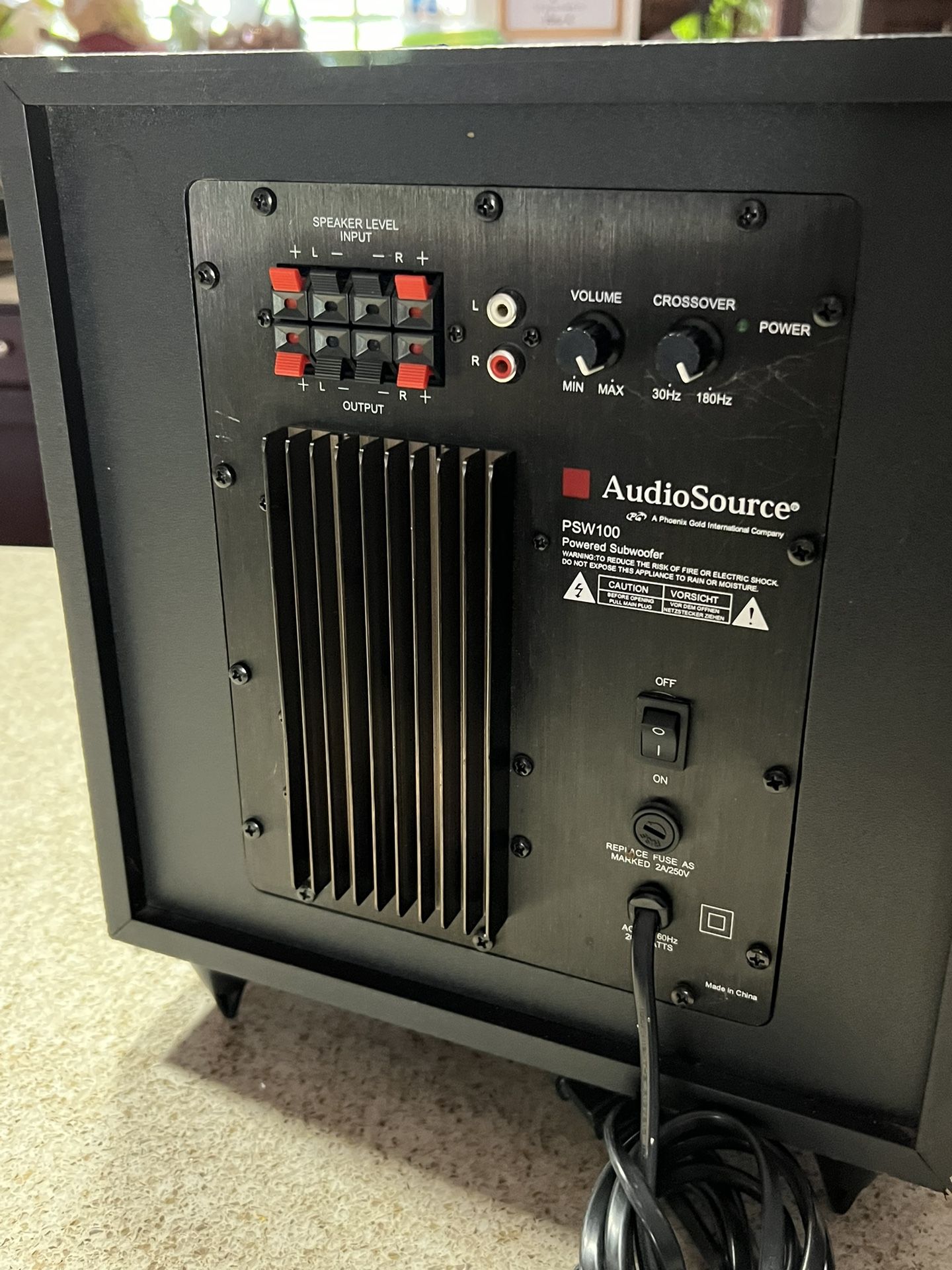 AudioSource Powered Sub PSW100