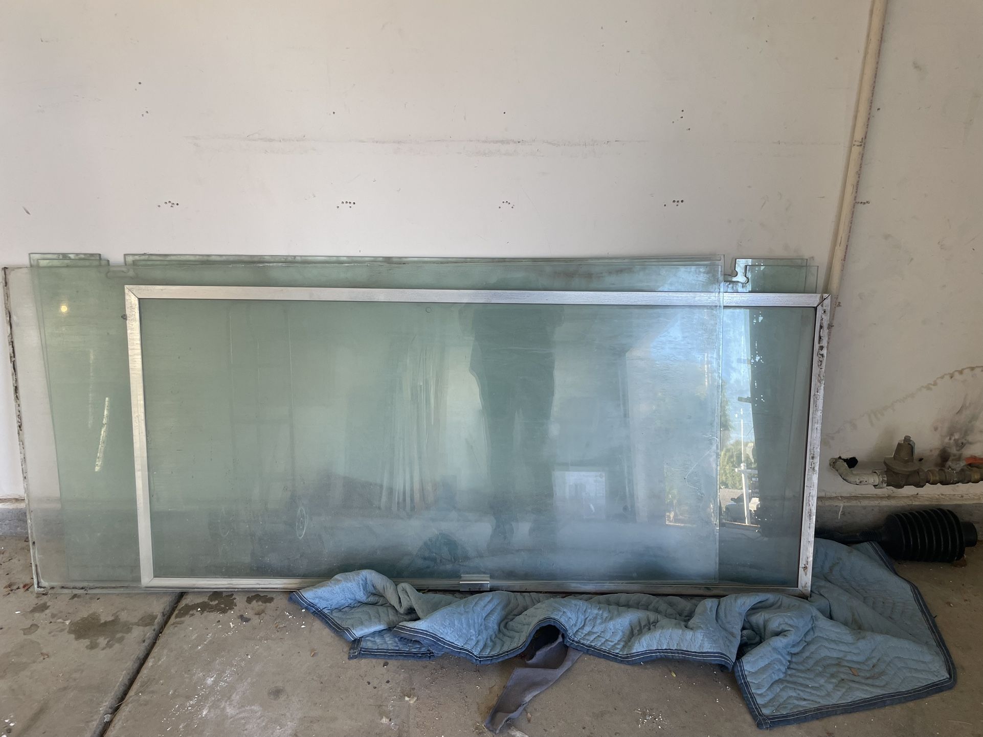 3 Pieces Of Shower Glass