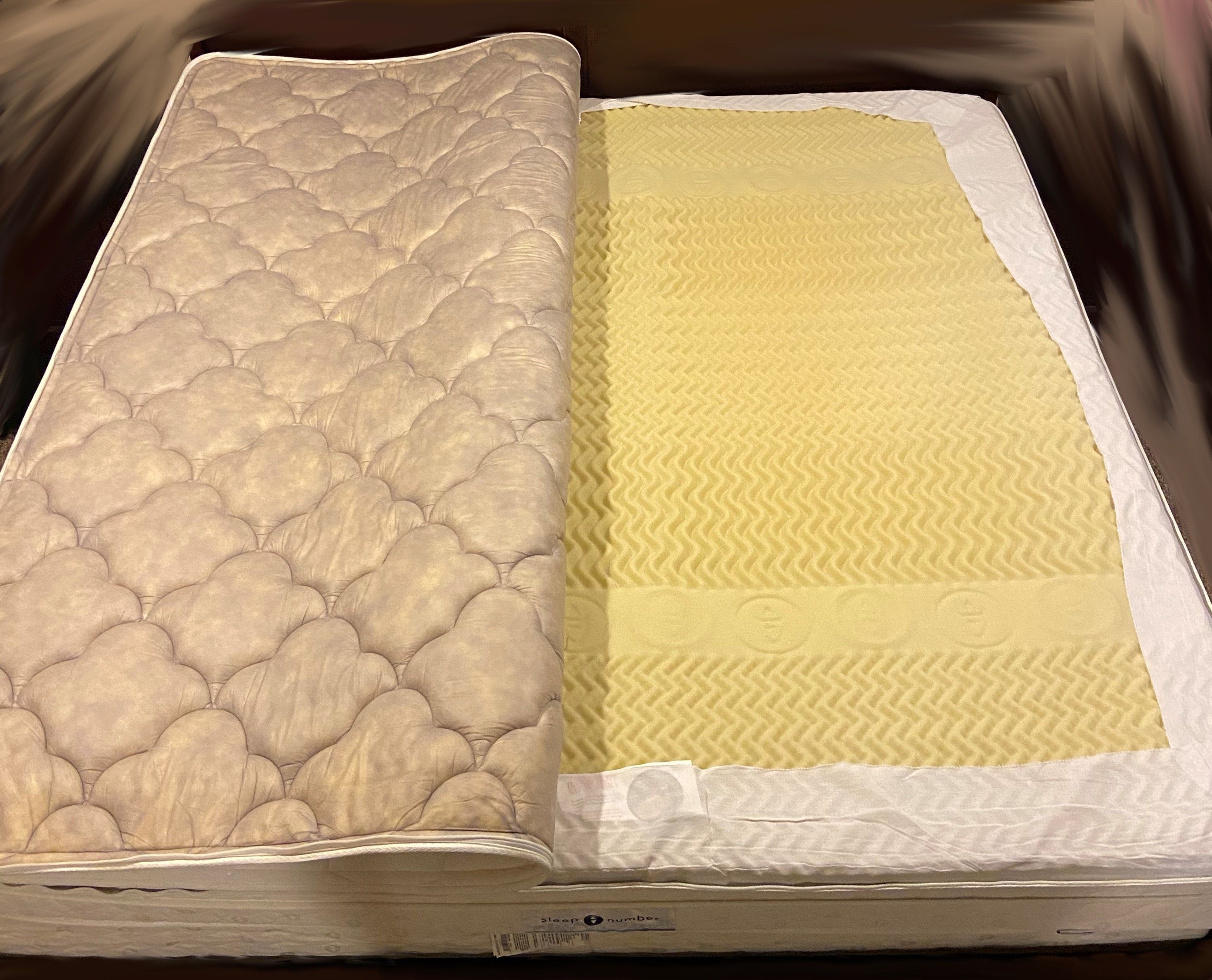 Sleep Number Classic Series C4 King Size Mattress and Platform for Sale
