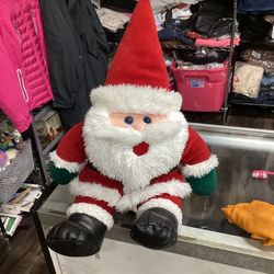 VGUC-VINTAGE-23” 1995 Fordlet International SANTA Stuffed Plush Holiday Decor